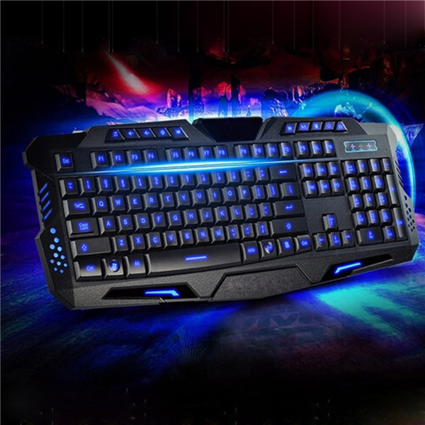 Multimedia Led Keyboard M200 MULTIMEDIA WIRED 3-COLOR BACKLIGHT GAMING KEYBOARD | Hiforit