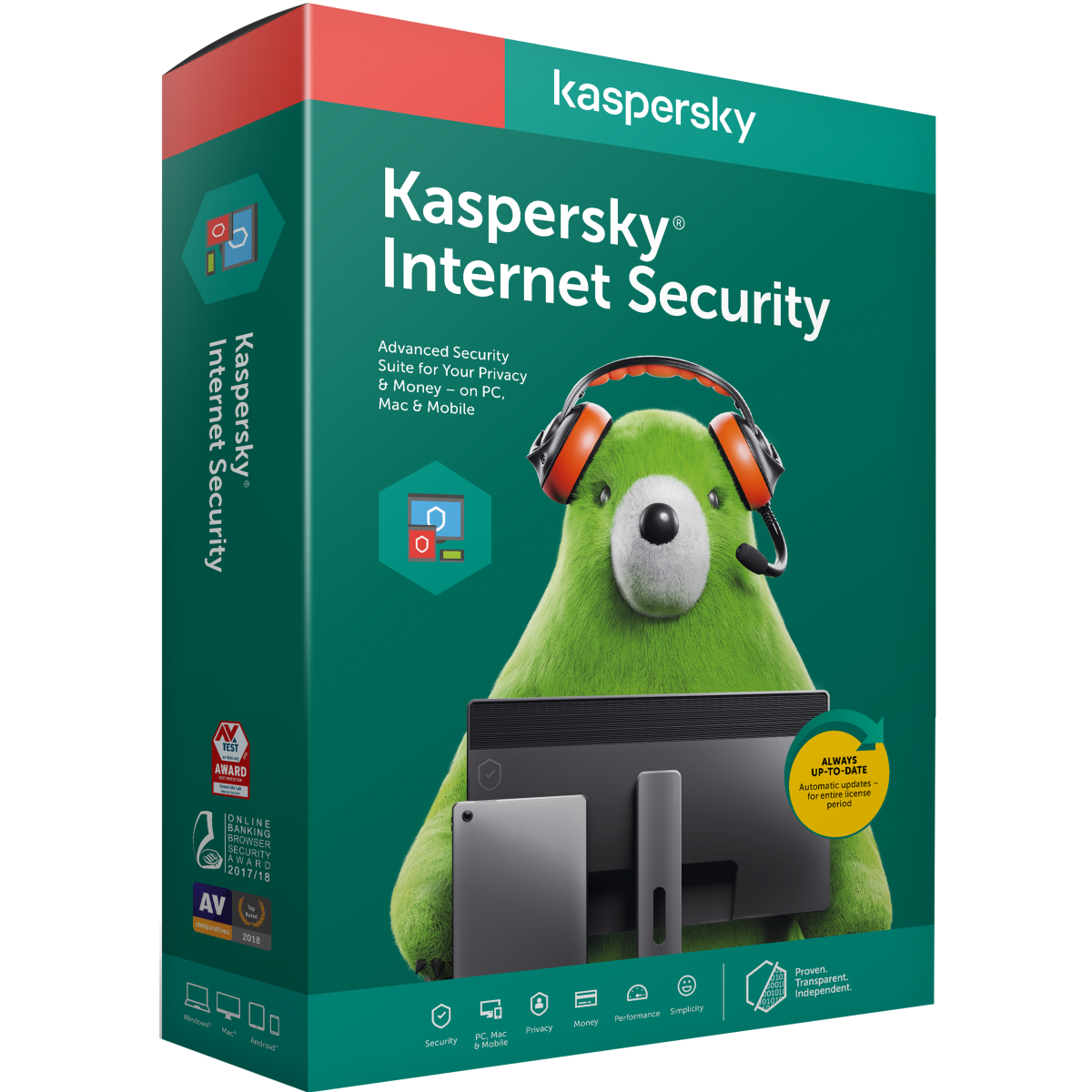 KASPERSKY lab Internet Security 2020 2 Devices 1 Year