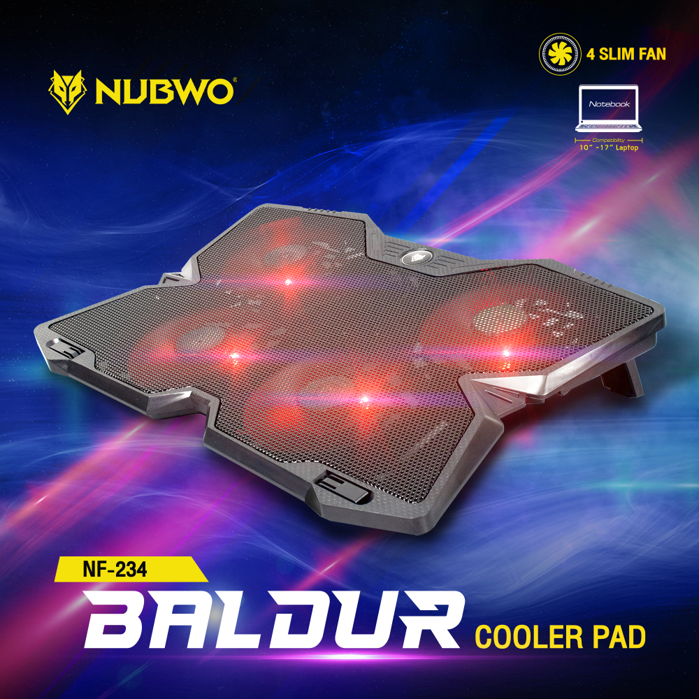 NUBWO Cooler Pad (Black) NF-234