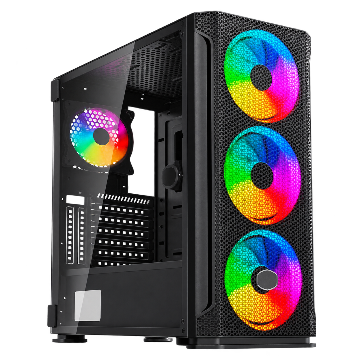 ACER AX8-B30 ARGB ATX MID TOWER CASE – BLACK