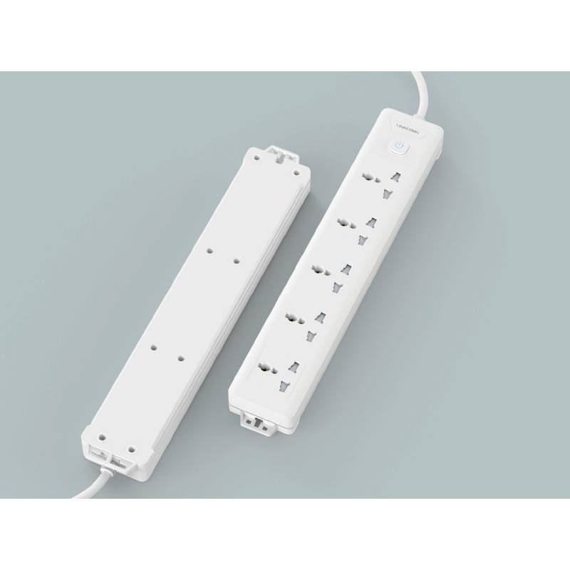 Linkcomn Power Strip  Lc-Ps501 Eu 3m 5-Sockets 2-Usb