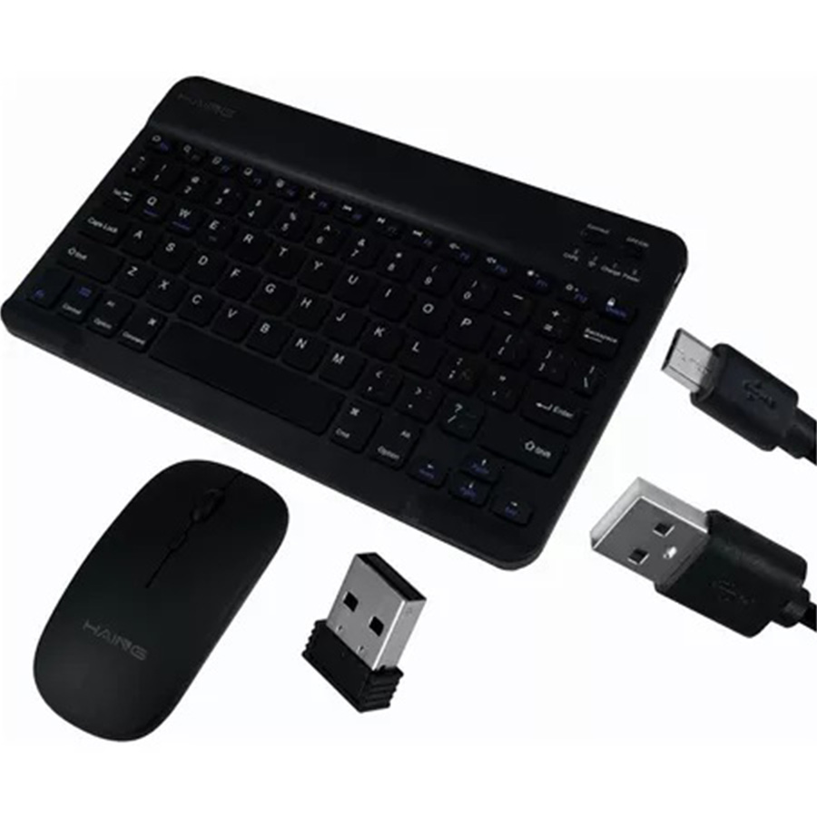 HAING WIRELESS KEYBOARD & MOUSE BLUETOOTH & WIRELESS HI-WKM89